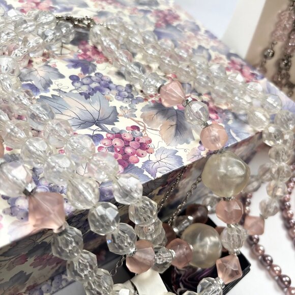 Assorted Jewelry Lot W/Floral Box Necklaces Bracelets & Cameo Pendant,butterfly - Picture 10 of 16